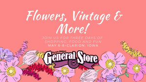 FLOWERS, VINTAGE & MORE SHOPPING EVENT