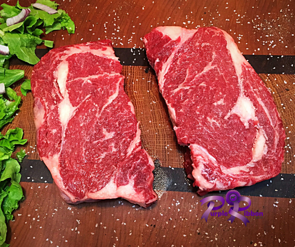 Indoor Steaks Purple Ribbon Beef