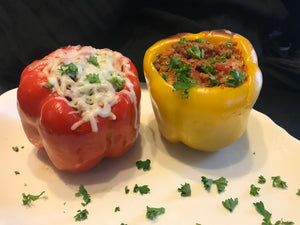 BEEF STUFFED PEPPERS