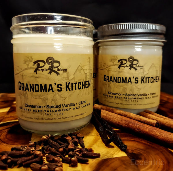 Natural Beef Tallow Candle