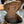 Cargar imagen en el visor de la galería, Brown Leather Cowhide Makeup Bag with Handle