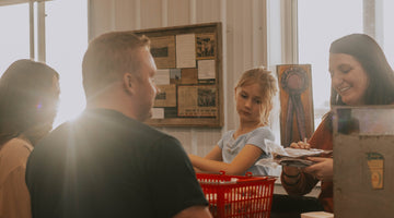 Shoppers in the store
