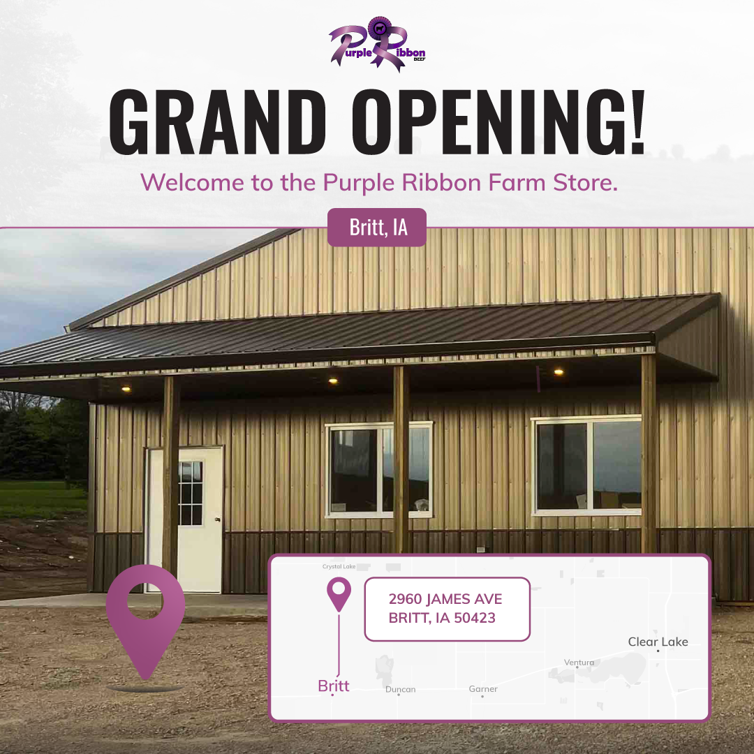 Purple Ribbon Farm Store Opening – Purple Ribbon Beef