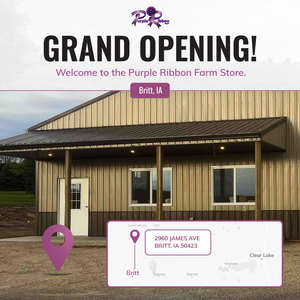 Purple Ribbon Farm Store Opening