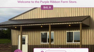 Purple Ribbon Farm Store Opening