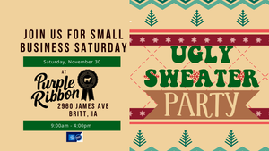 Ugly Sweater Party - Shop Small Business Saturday at the Farm