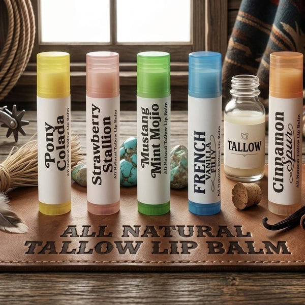All Natural Beef Tallow Sunflower Lip Balmb
