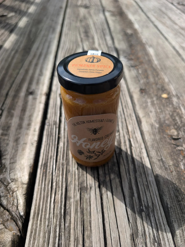 The Holten Homestead Pumpkin Spice Creamed Honey