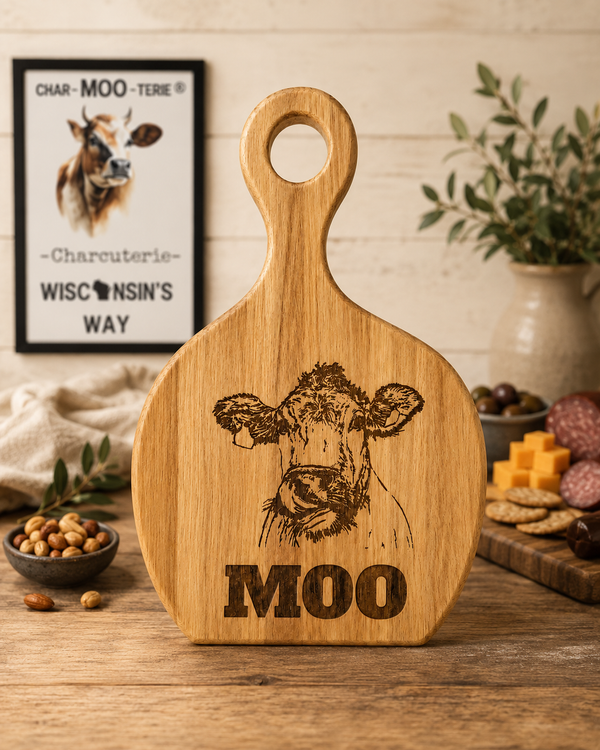 Cow Moo Cutting Board  6/cs