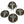 Cargar imagen en el visor de la galería, Western Cross Coaster Set with Stand
