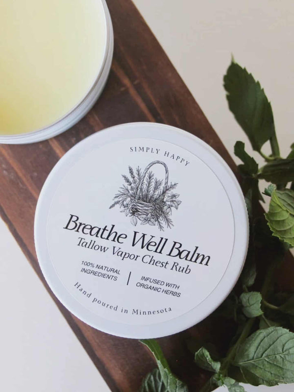 Breathe Well Balm | Tallow Vapor Chest Rub