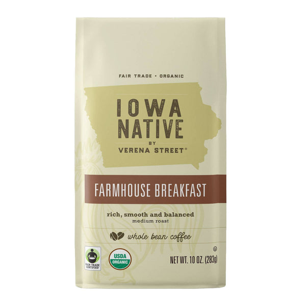 Farmhouse Breakfast - Fair Trade Organic Coffee Whole Bean