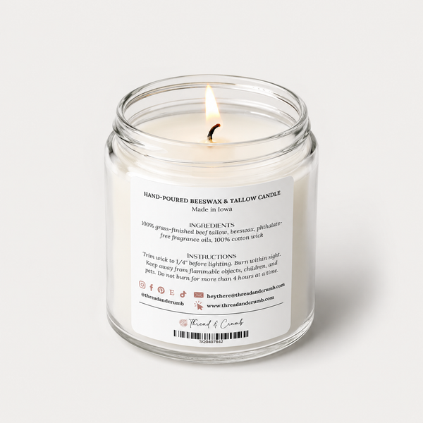 Twilight Grove Fall Candle | Beeswax + Tallow | 9 oz