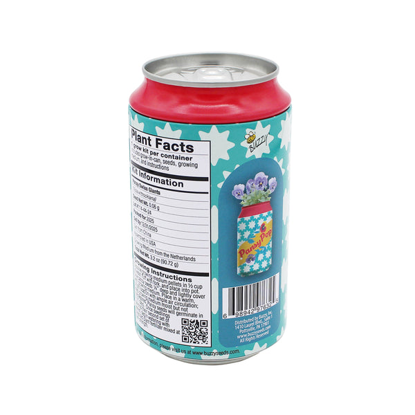 Soda Can Flower Grow Kit | Lavender Daisy Pansy | Garden Set
