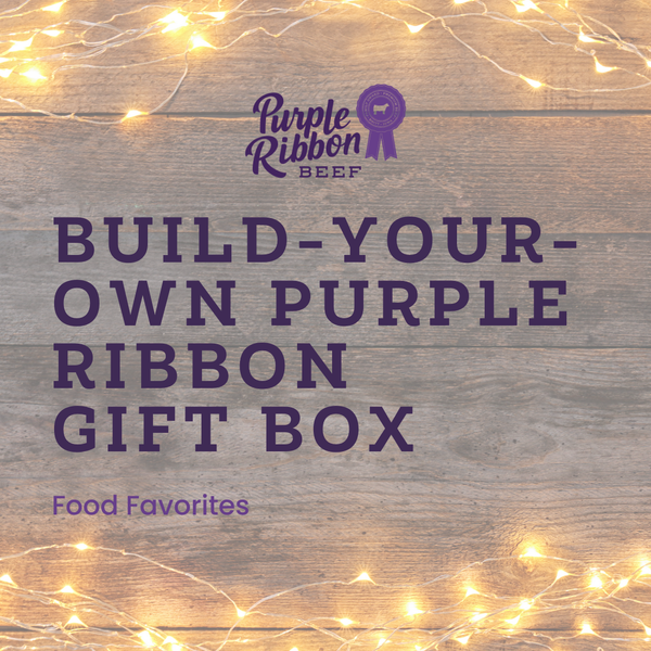 Build-Your-Own Purple Ribbon Gift Box