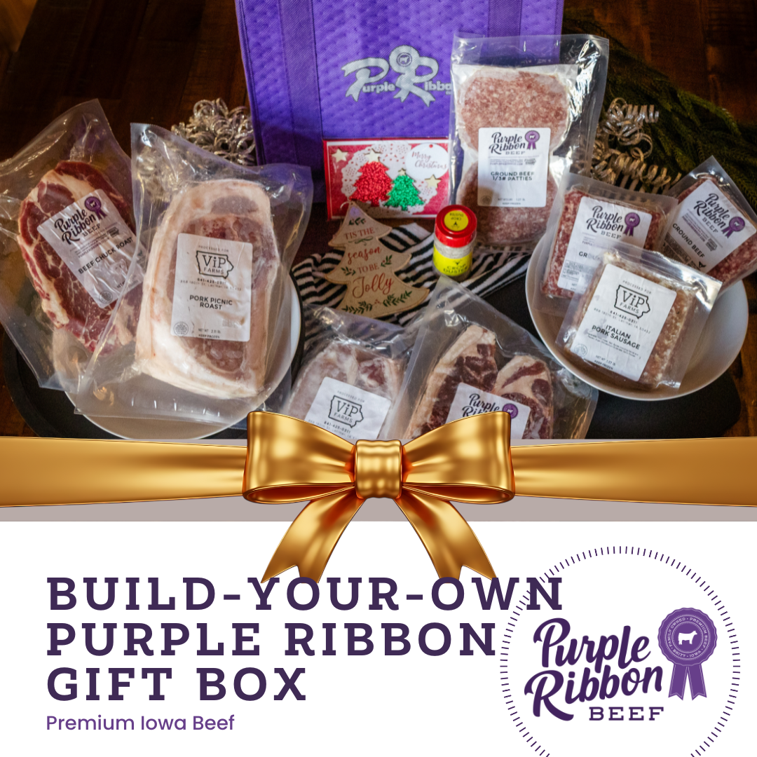 Build-Your-Own Purple Ribbon Gift Box – Purple Ribbon Beef
