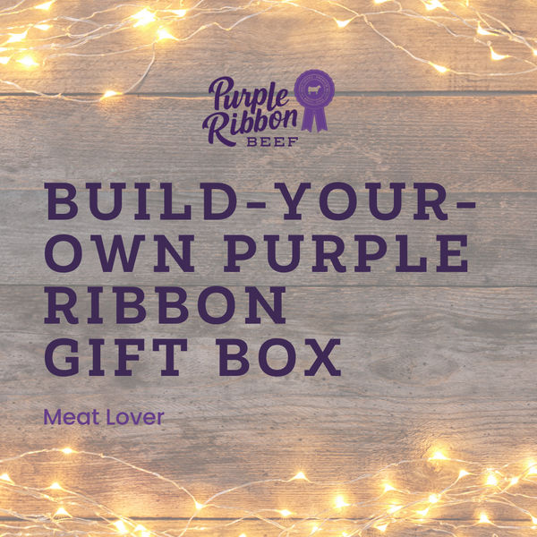 Build-Your-Own Purple Ribbon Gift Box