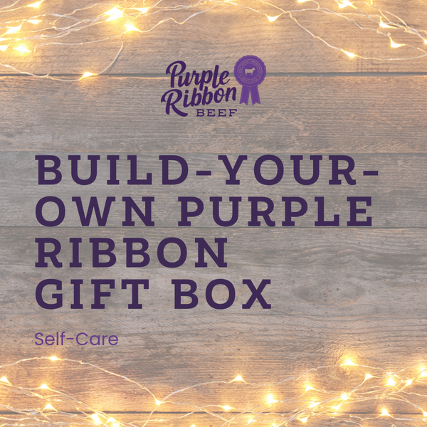 Build-Your-Own Purple Ribbon Gift Box