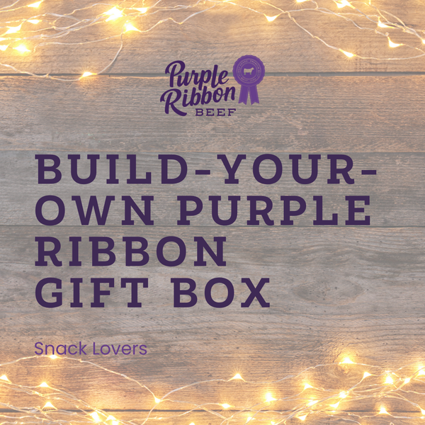 Build-Your-Own Purple Ribbon Gift Box