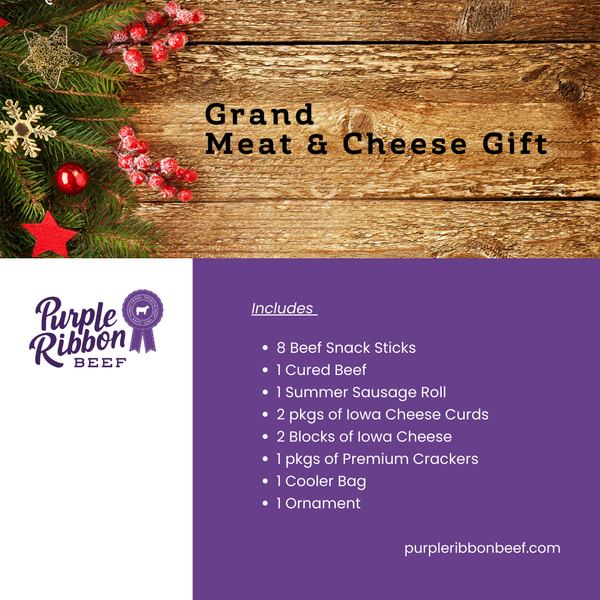 Description of Grand Meat and Cheese Gift 