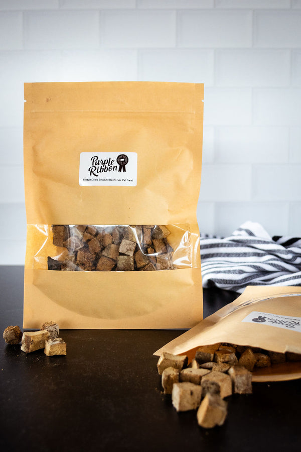 Freeze Dried Smoked Beef Liver Pet Treat
