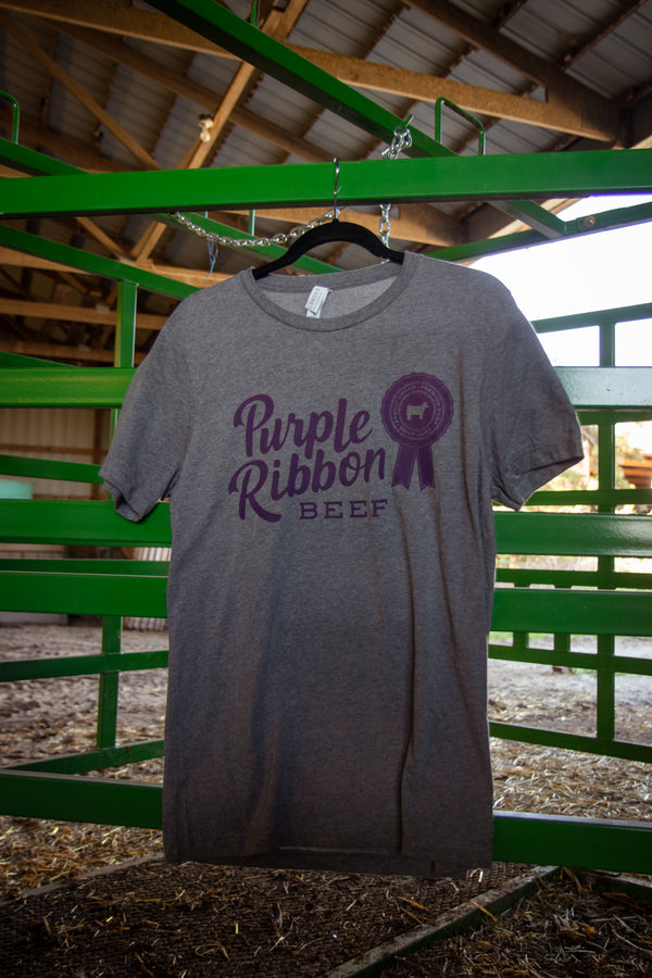 Pruple Ribbon Beef Shirts