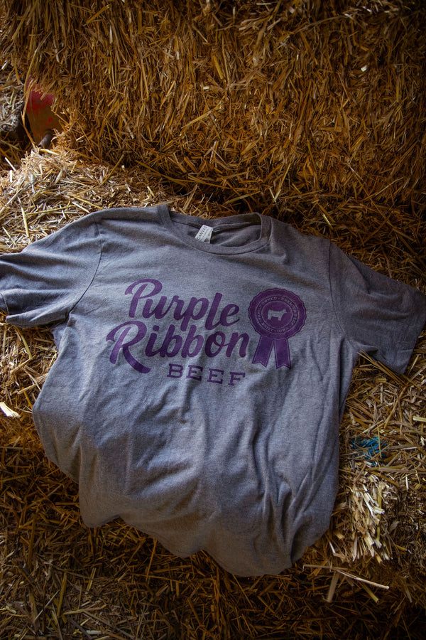 Pruple Ribbon Beef Shirts