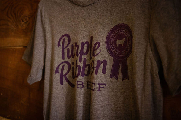 Pruple Ribbon Beef Shirts