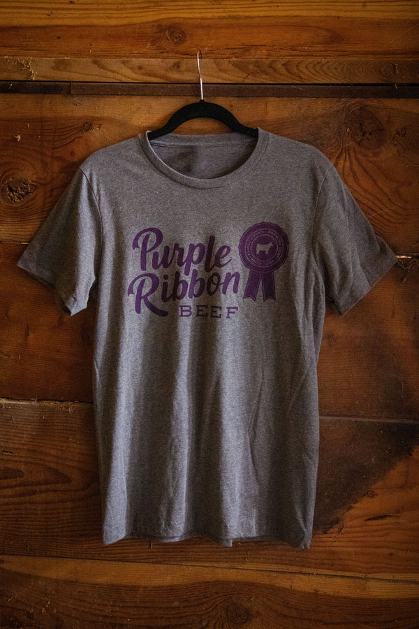 Pruple Ribbon Beef Shirts