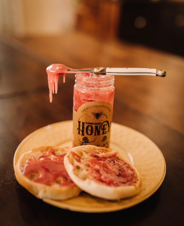 The Holten Homestead Raspberry Creamed Honey