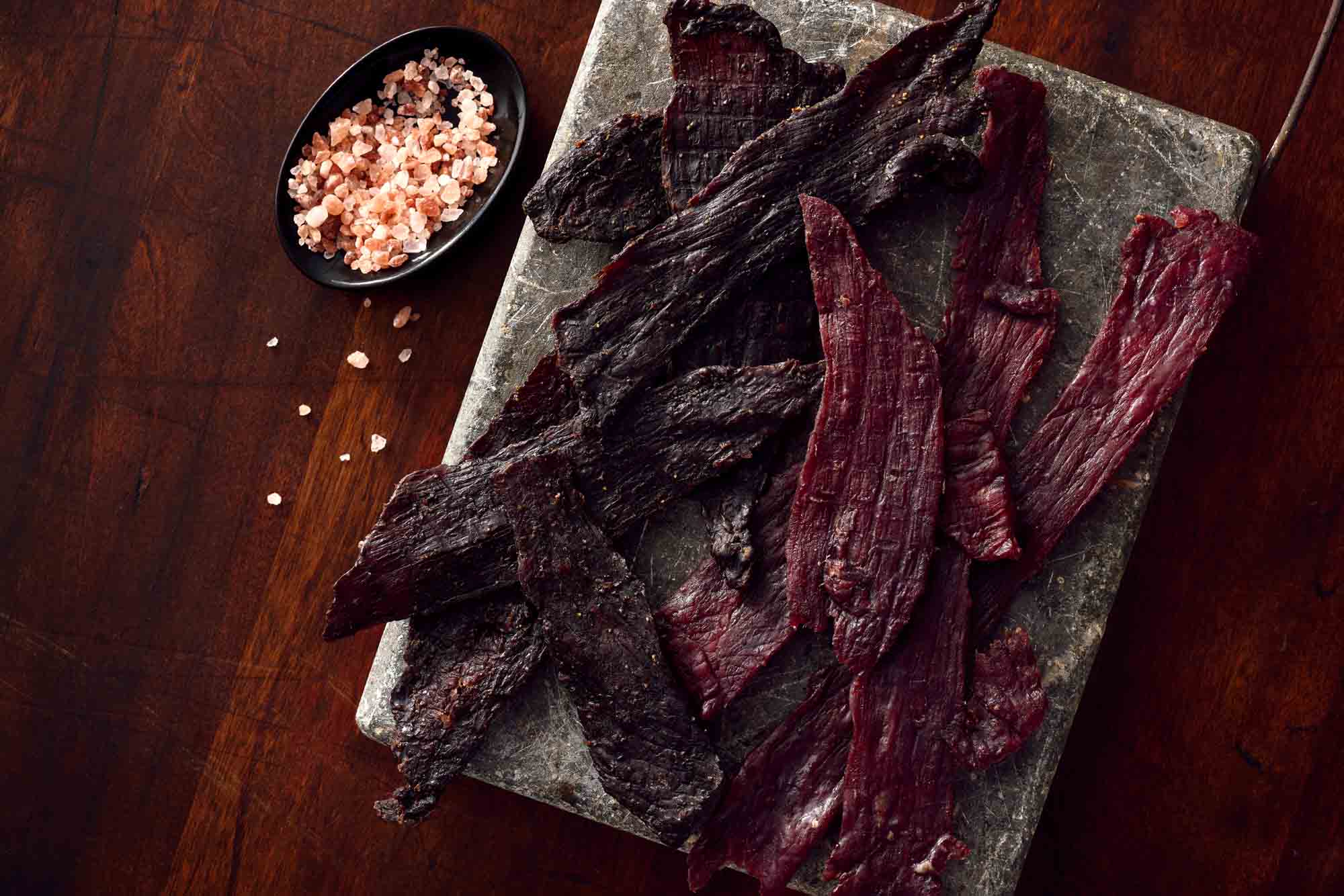 Handmade Lavender Beef Jerky – 1/2 Lb, All-Natural Pantry Snack, Preserved Deli Meat