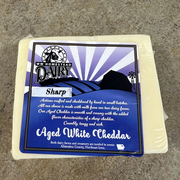 Sharp Aged White Cheddar Cheese