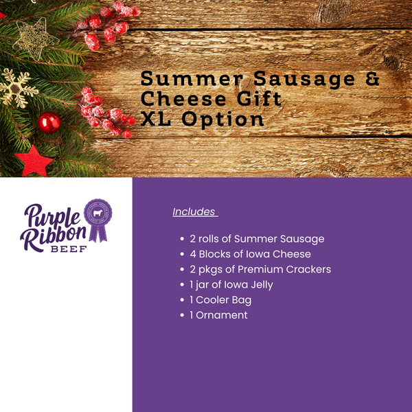 Summer Sausage and Cheese Details XL 