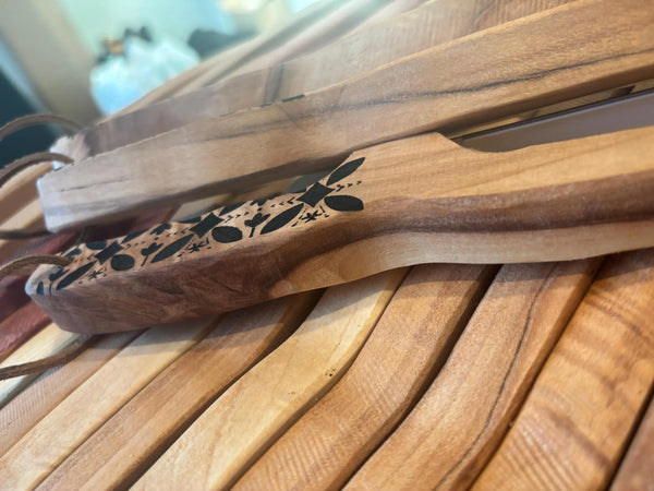 Handmade Wood Bread Knife for Sourdough and Artisan Breads