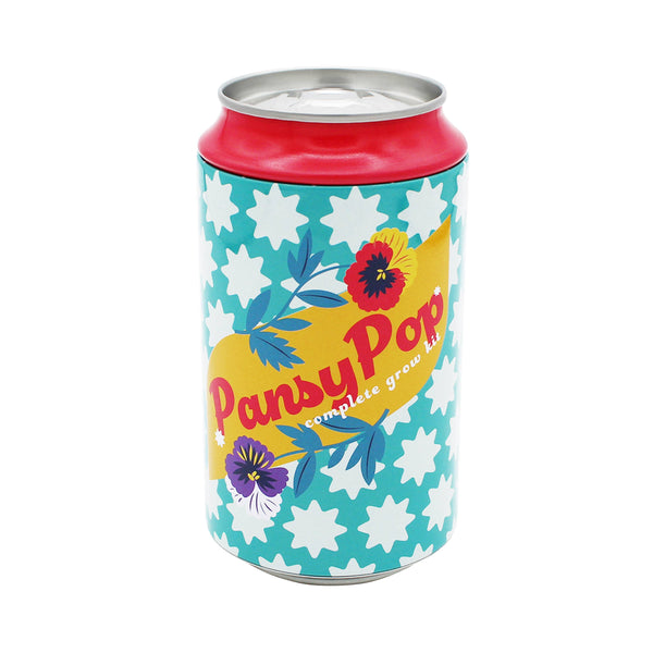 Soda Can Flower Grow Kit | Lavender Daisy Pansy | Garden Set