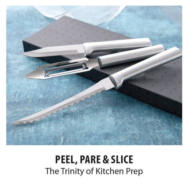 Silver Peel, Pare & Slice Gift Set