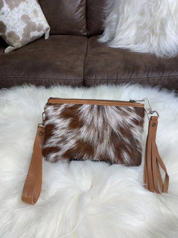 Cowhide Medium Pouch