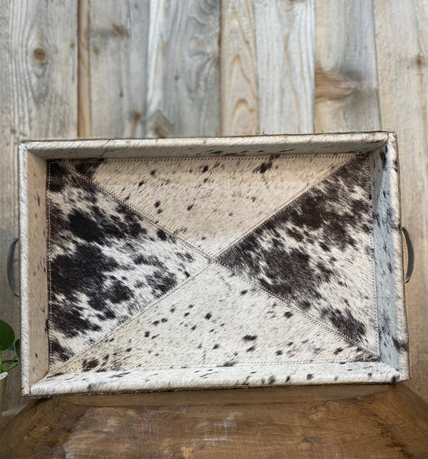 Large Cowhide Decorative Tray (769)