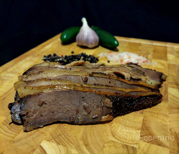 Smoked and Sliced Brisket