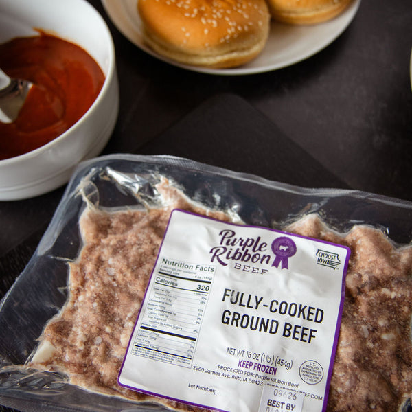Fully-Cooked Ground Beef