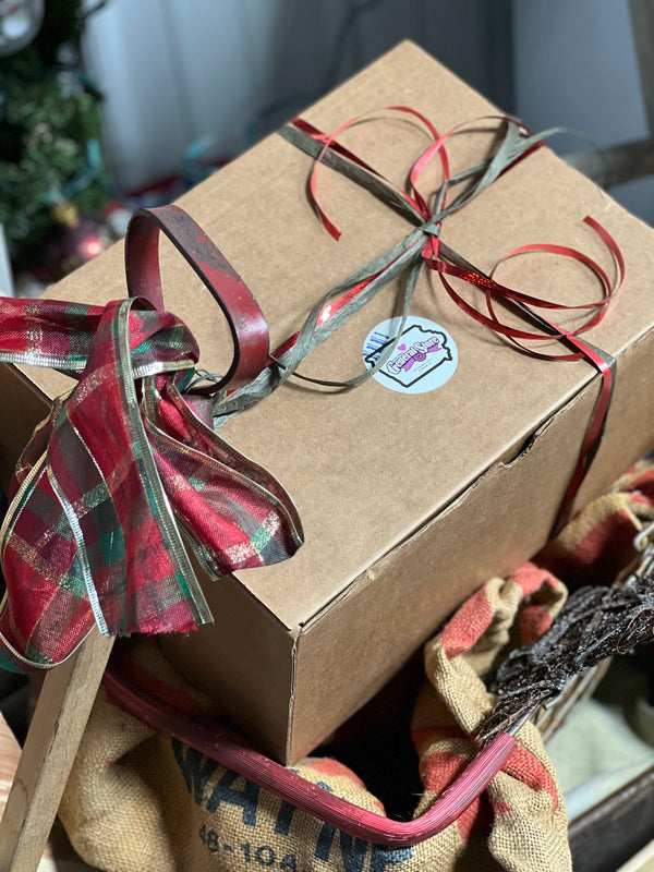 Meat & Cheese Gift Box, Purple Ribbon Beef
